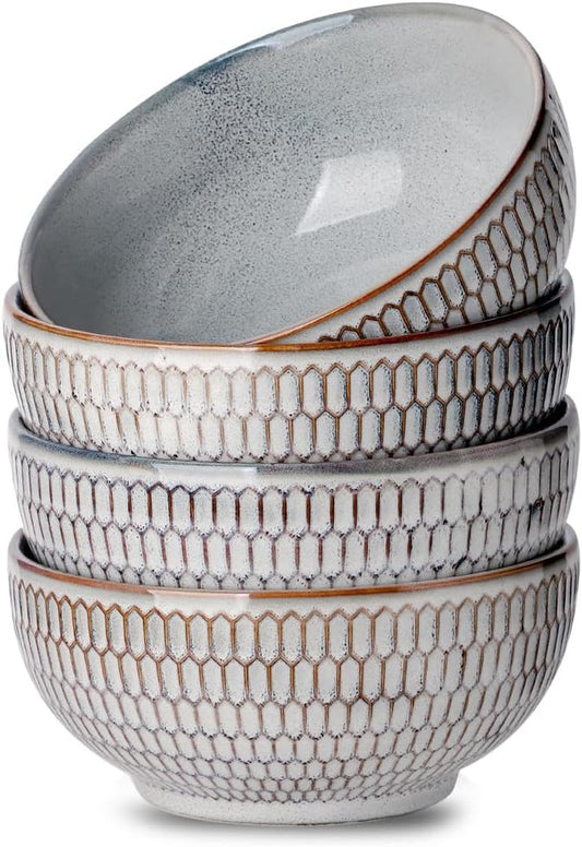 Set Bowls Cerámica 4x 710ml Microondas