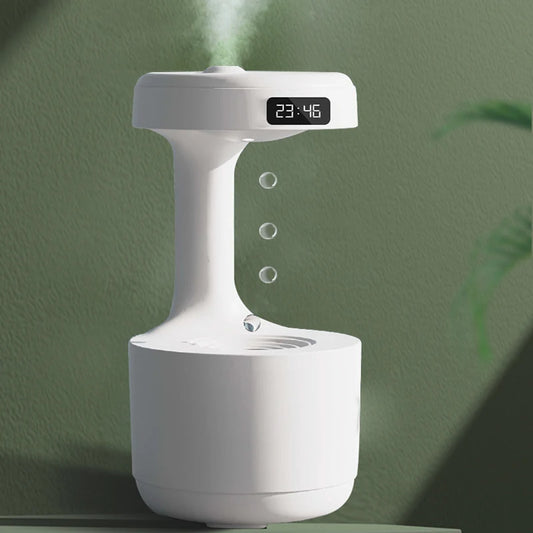 Humidificador Antigravedad con Reloj LED