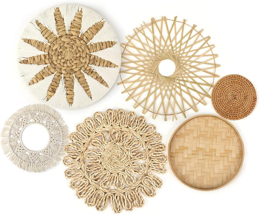 Set 6 Colgantes Boho de Pared