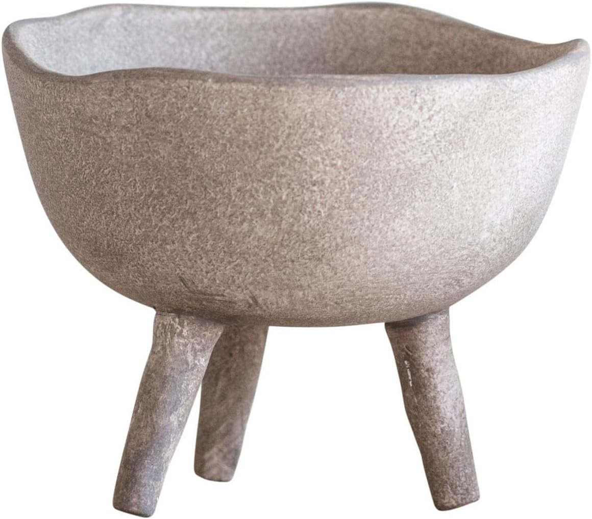Maceta Boho Terracota con Patas y Borde Orgánico