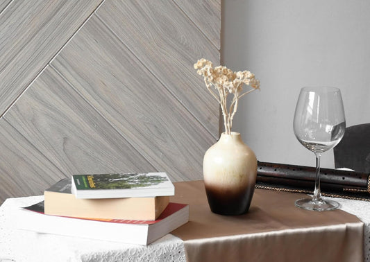 Jarrón de Madera de Mango Tallado a Mano 15 cm