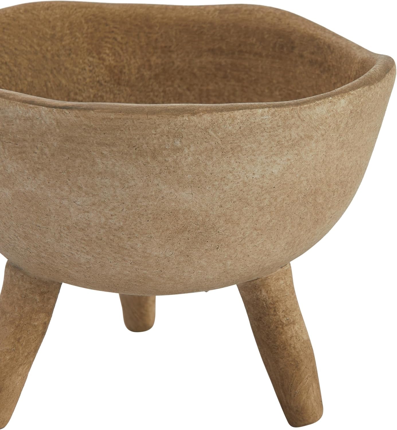Maceta Boho Terracota con Patas y Borde Orgánico