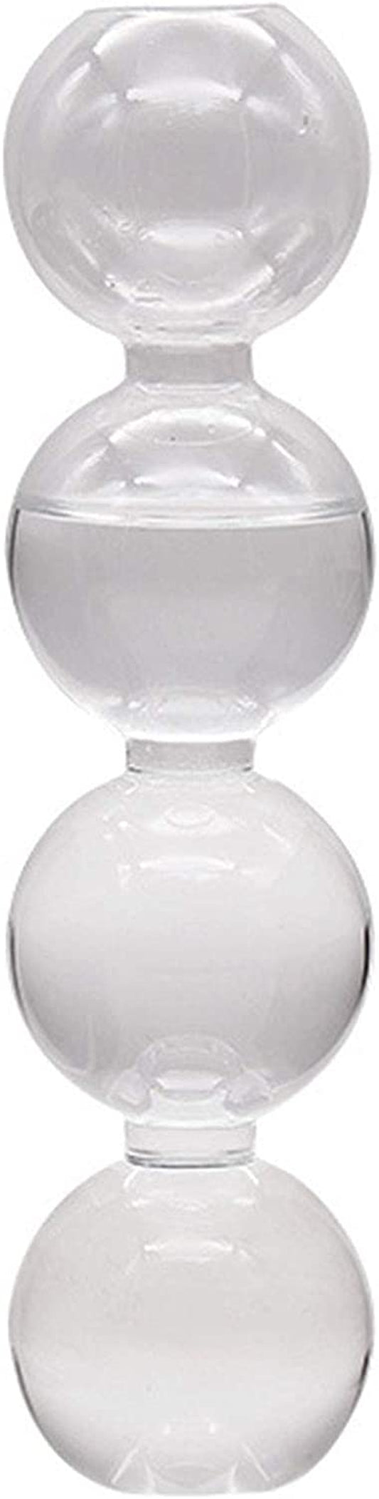 Florero Esférico de Vidrio Transparente Estilo Nórdico – Jarrón Decorativo para Hidroponía