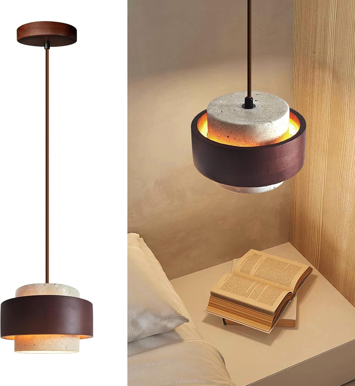 Lámpara Colgante Travertino Dimmable