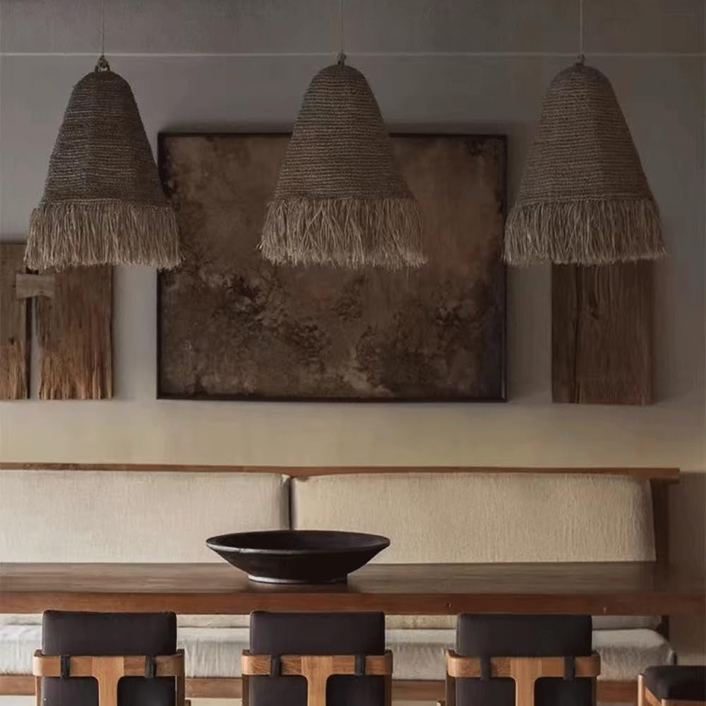 Lámpara Colgante Rattan Japonesa 30cm