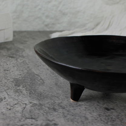 Bowl Decorativo de Cerámica con Patas