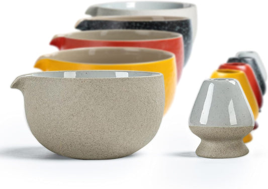 Set 2 Bowls Matcha C/Pico Cerámica