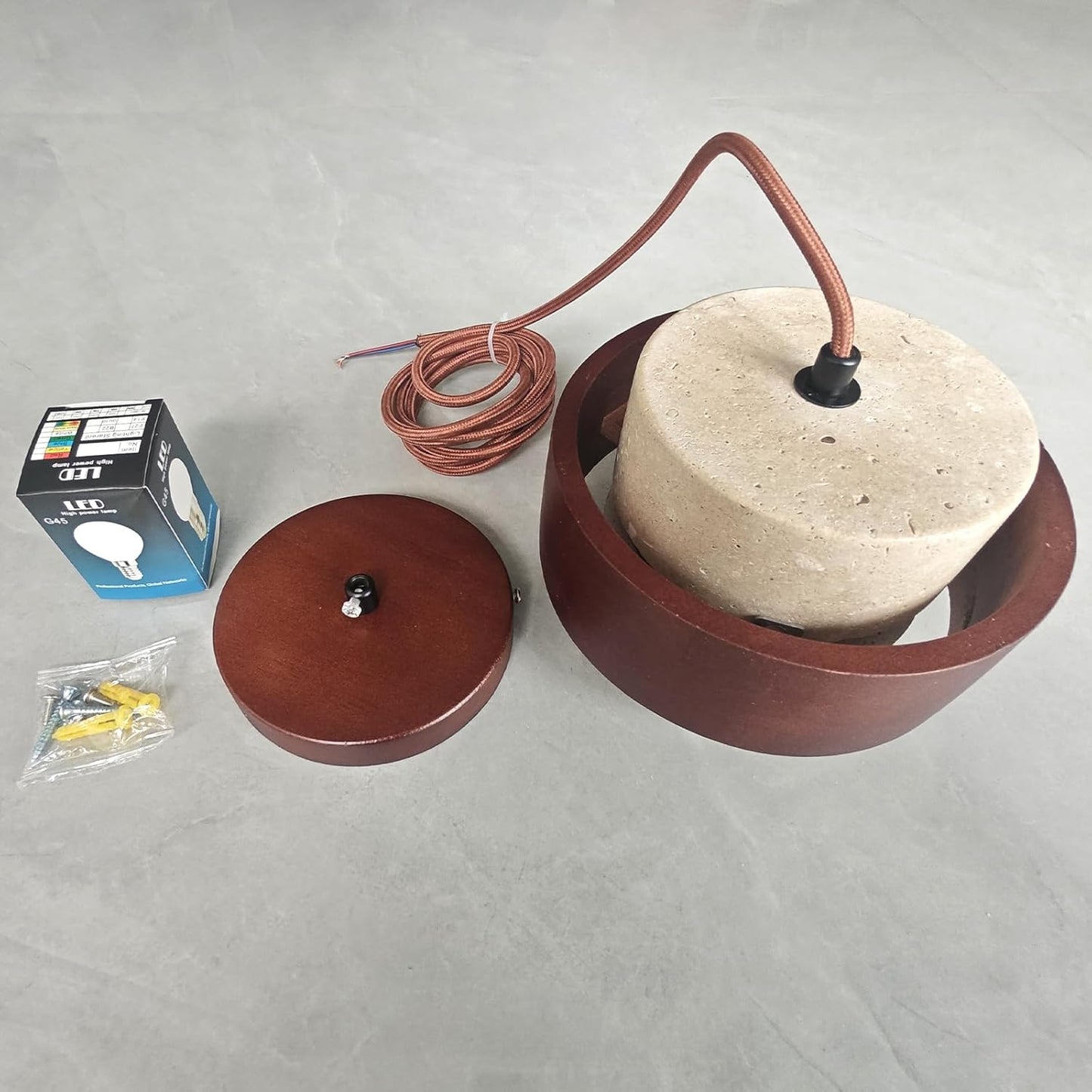 Lámpara Colgante Travertino Dimmable