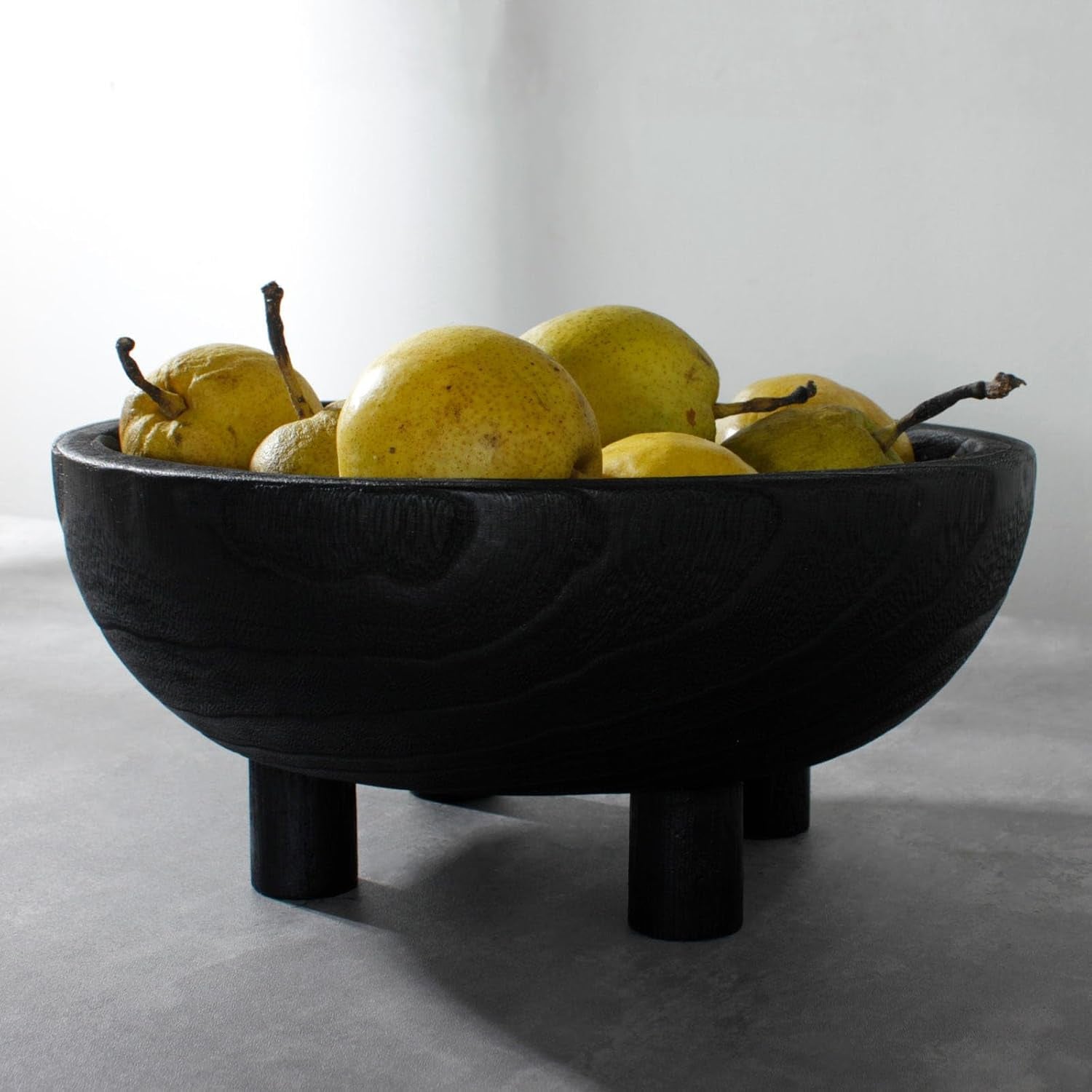 Bowl Madera Negra Vintage 28cm