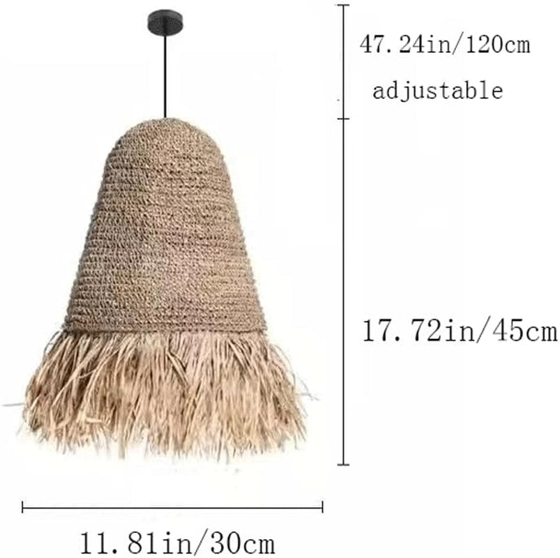Lámpara Colgante Rattan Japonesa 30cm