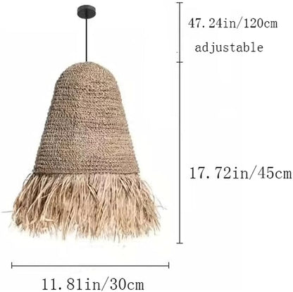 Lámpara Colgante Rattan Japonesa 30cm