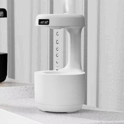 Humidificador Antigravedad con Reloj LED