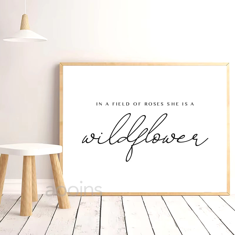 Láminas Botánicas Nórdicas – Posters de Flores Silvestres para Decoración de Pared
