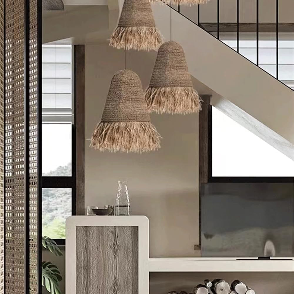 Lámpara Colgante Rattan Japonesa 30cm