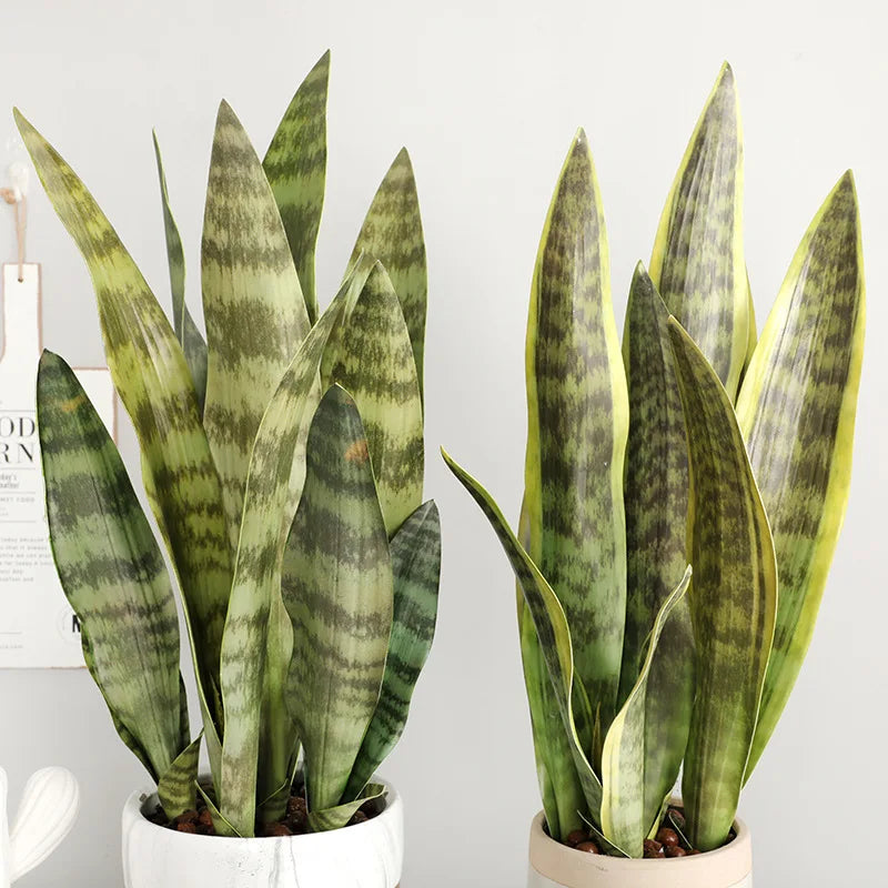 Planta Artificial de Hojas Largas 21-68 cm – Decoración Tropical