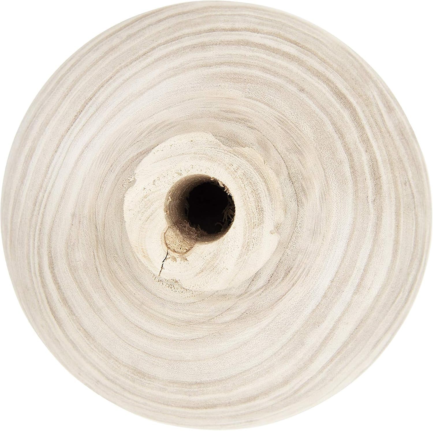 Jarrón Decorativo de Madera Paulownia Natural