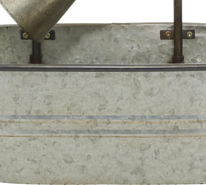 Fuente Metálica Decorativa con Regaderas