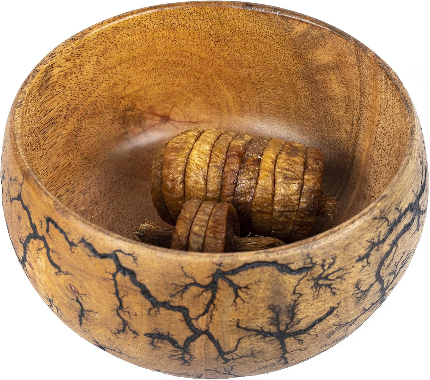 Bowl de Madera Fractal Burn 15 cm