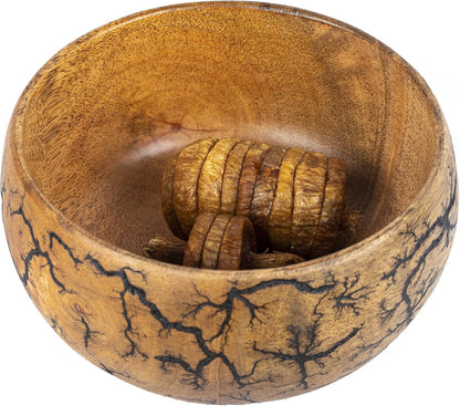 Bowl de Madera Fractal Burn 15 cm
