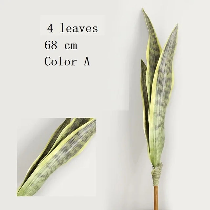 Planta Artificial de Hojas Largas 21-68 cm – Decoración Tropical