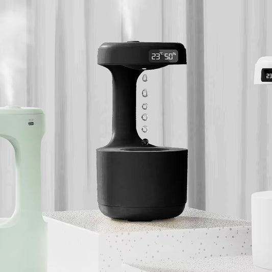 Humidificador Antigravedad con Reloj LED