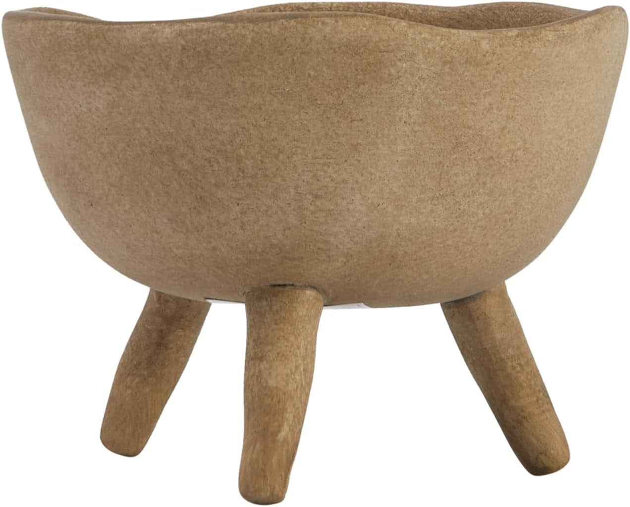 Maceta Boho Terracota con Patas y Borde Orgánico