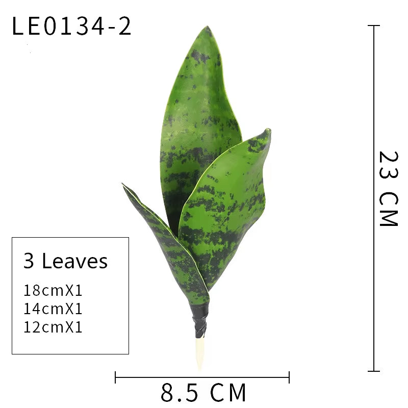 Planta Artificial de Hojas Largas 21-68 cm – Decoración Tropical