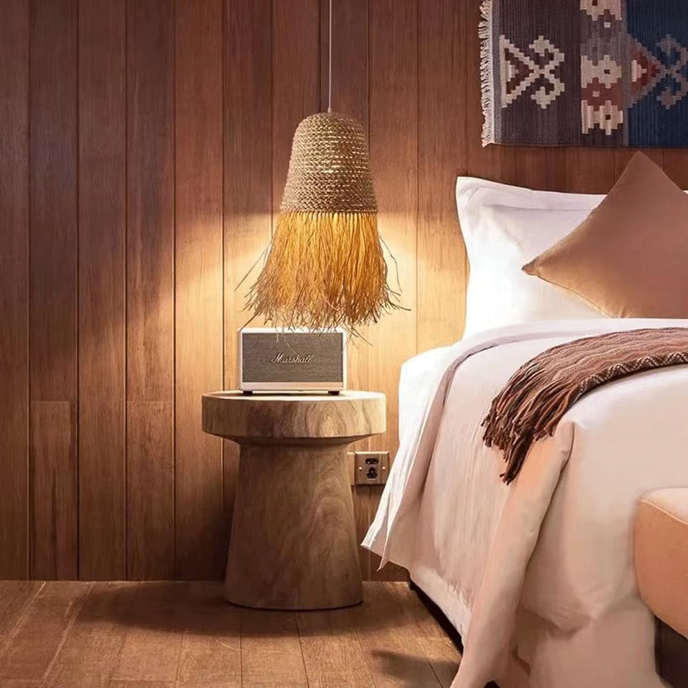 Lámpara Colgante Rattan Japonesa 30cm