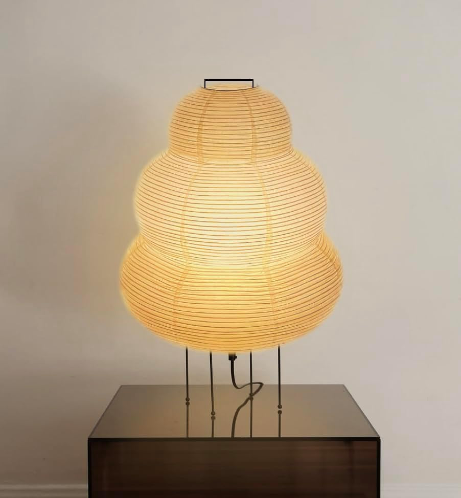 Lámpara Piso Noguchi Papel Japonés Akari