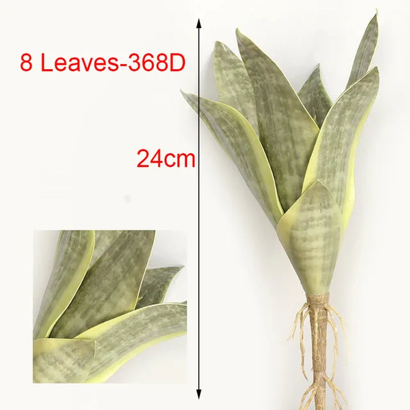 Planta Artificial de Hojas Largas 21-68 cm – Decoración Tropical