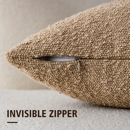 Funda Bouclé Camel x2 – 45x45 cm