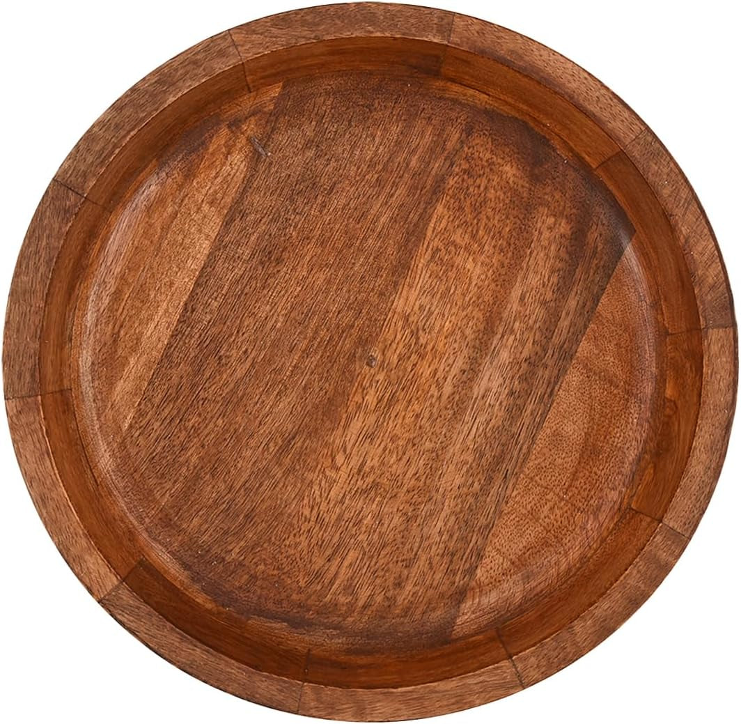 Bowl Redondo Mango Wood Blanco 25 cm