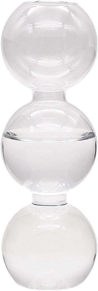 Florero Esférico de Vidrio Transparente Estilo Nórdico – Jarrón Decorativo para Hidroponía