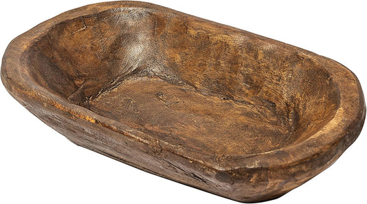 Bowl Decorativo de Madera Artesanal 25 cm
