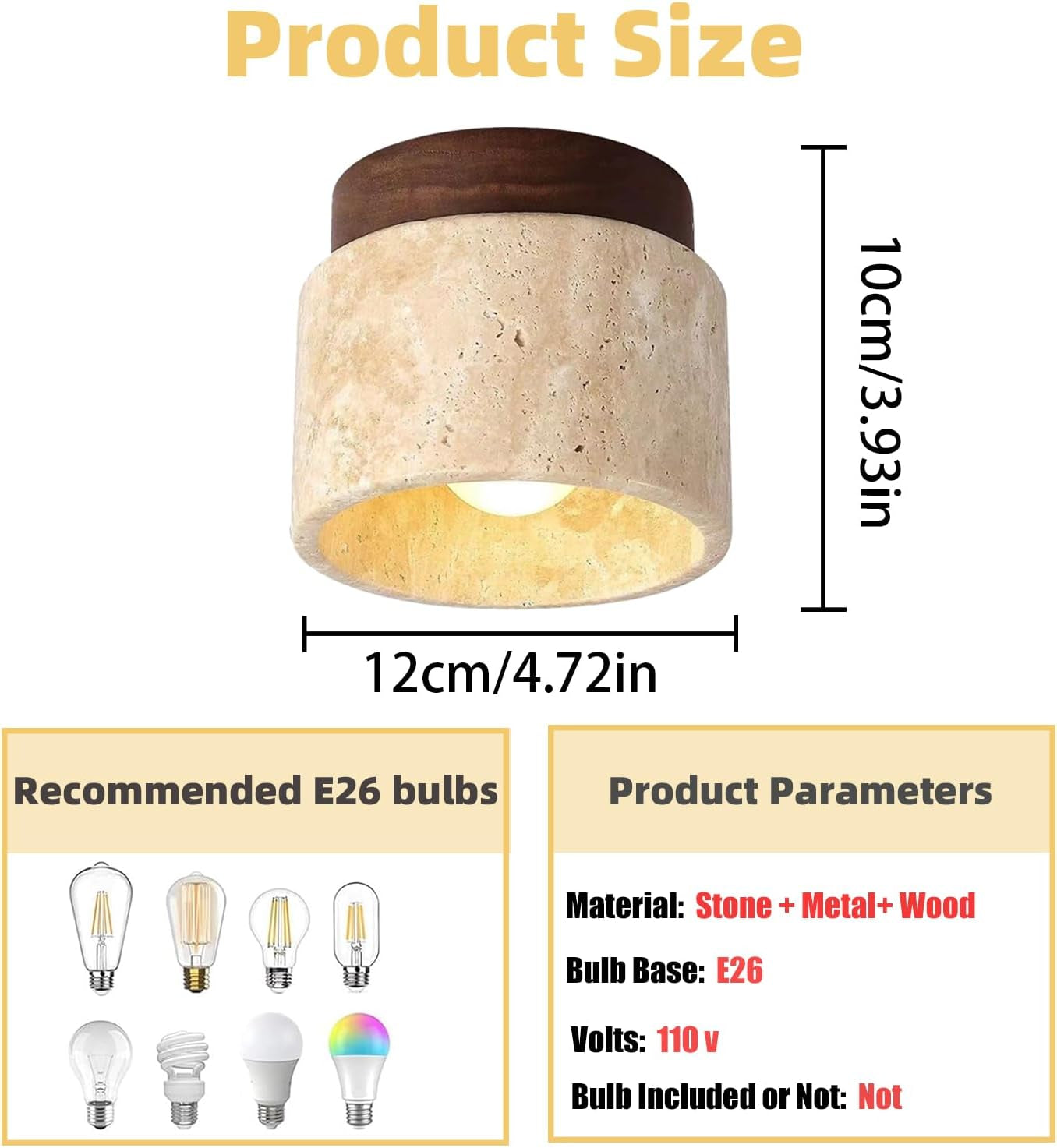 Lámpara Techo Wabi-Sabi