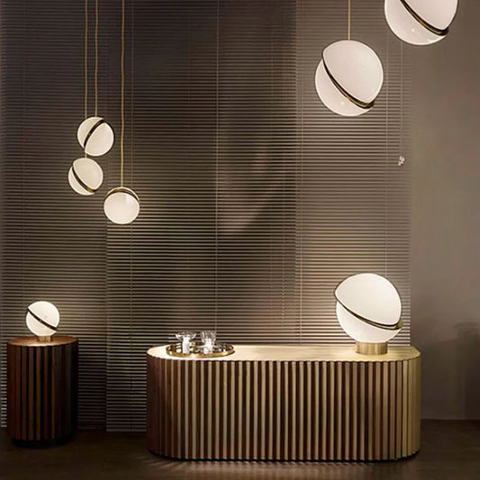 Lámpara Colgante LED Moderna – Pantalla de Vidrio Acrílico Minimalista para Hogar, Restaurante y Tienda