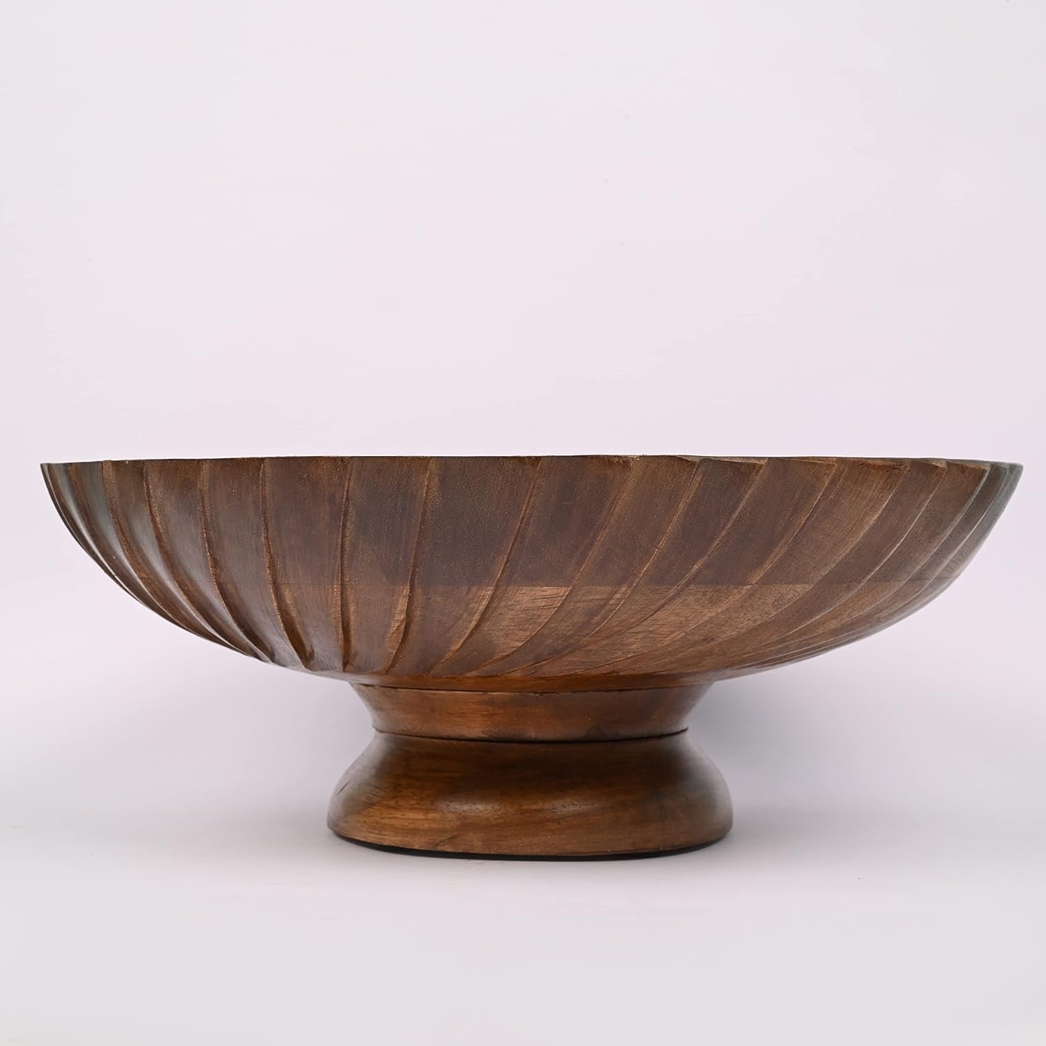 Bowl de Madera de Mango Tallado 30 cm