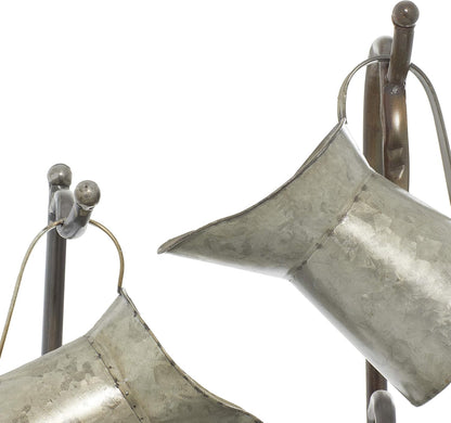 Fuente Metálica Decorativa con Regaderas