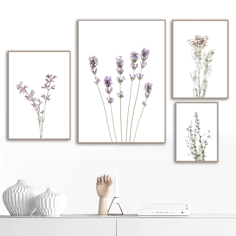 Láminas Botánicas Nórdicas – Posters de Flores Silvestres para Decoración de Pared