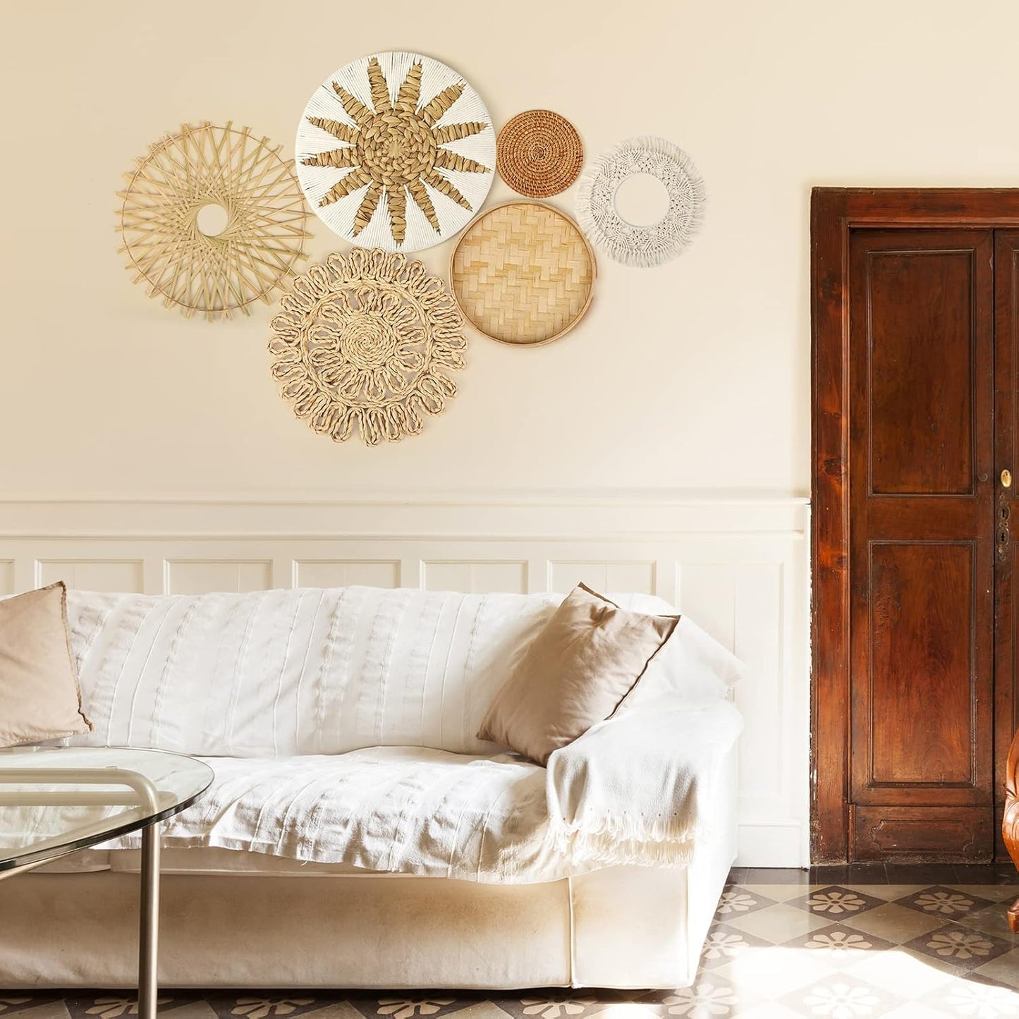Set 6 Colgantes Boho de Pared