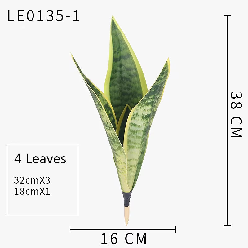 Planta Artificial de Hojas Largas 21-68 cm – Decoración Tropical