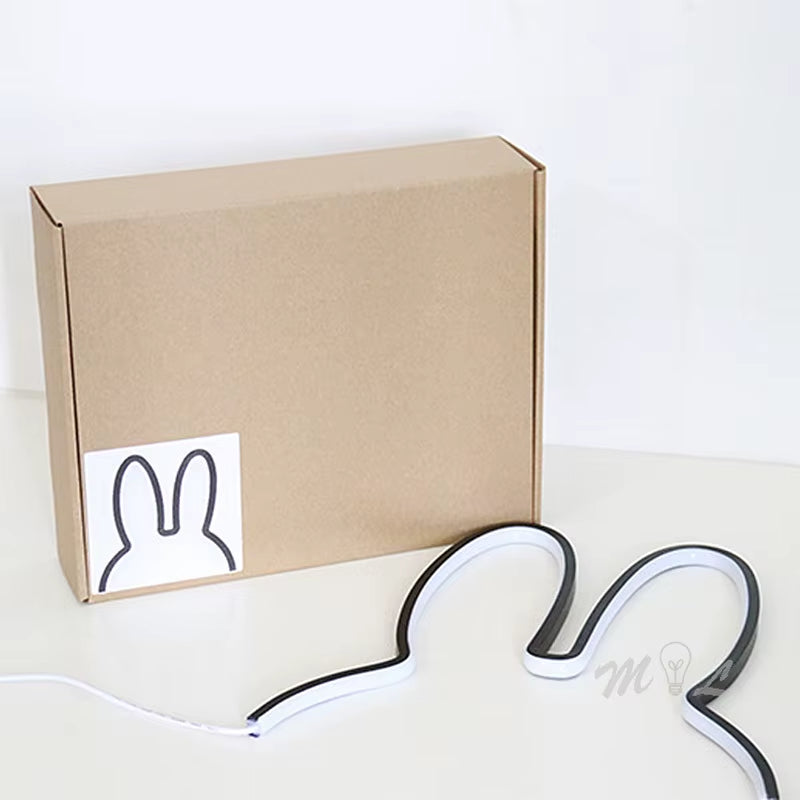 Lámpara de Noche LED Conejo – Luz Infantil USB Moderna 5W, Decorativa y Regalo Original