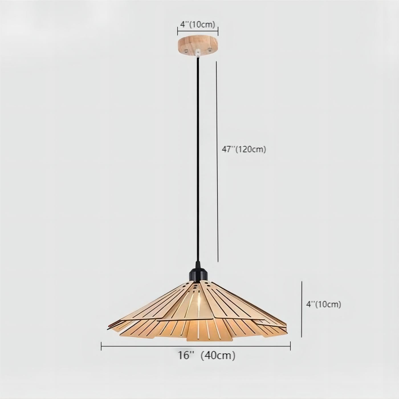 Colgante Madera Wabi-Sabi