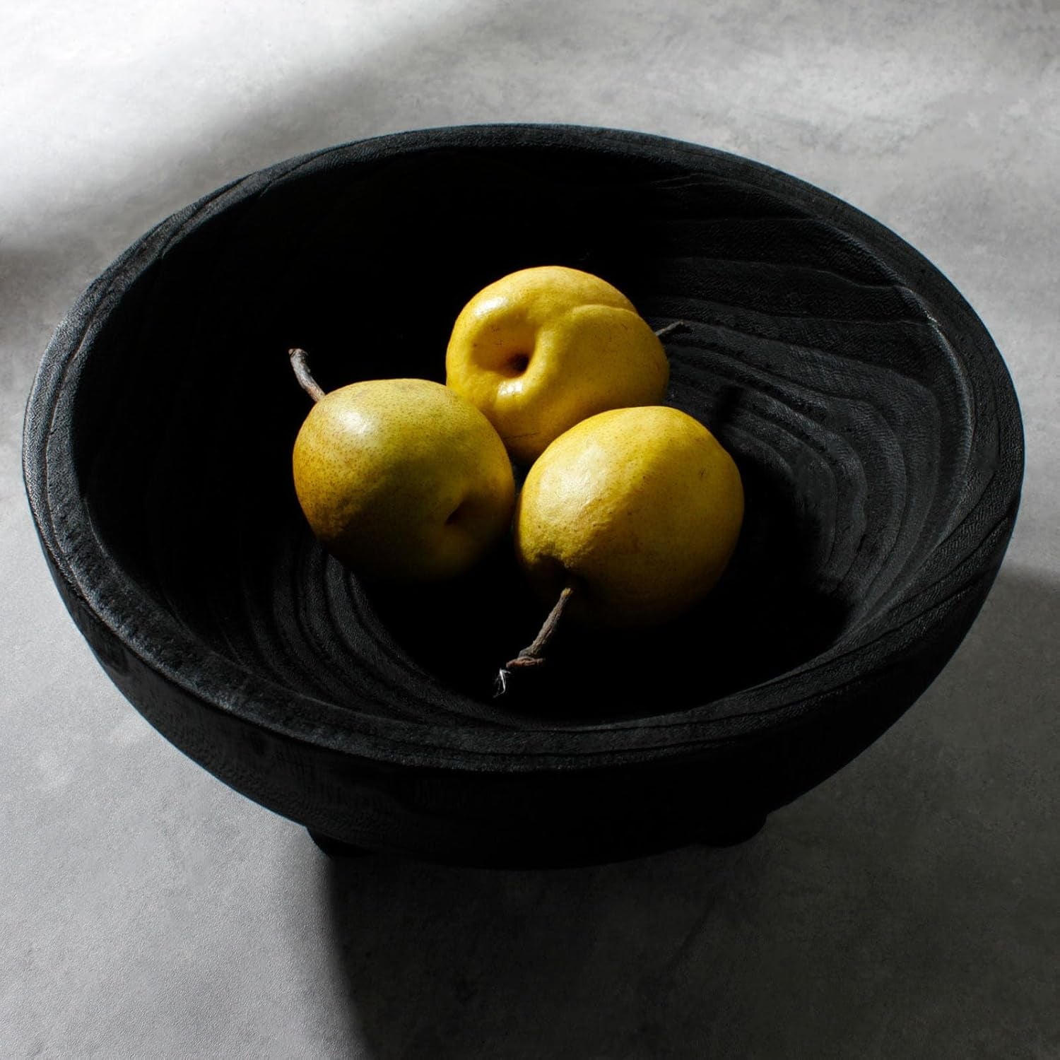 Bowl Madera Negra Vintage 28cm