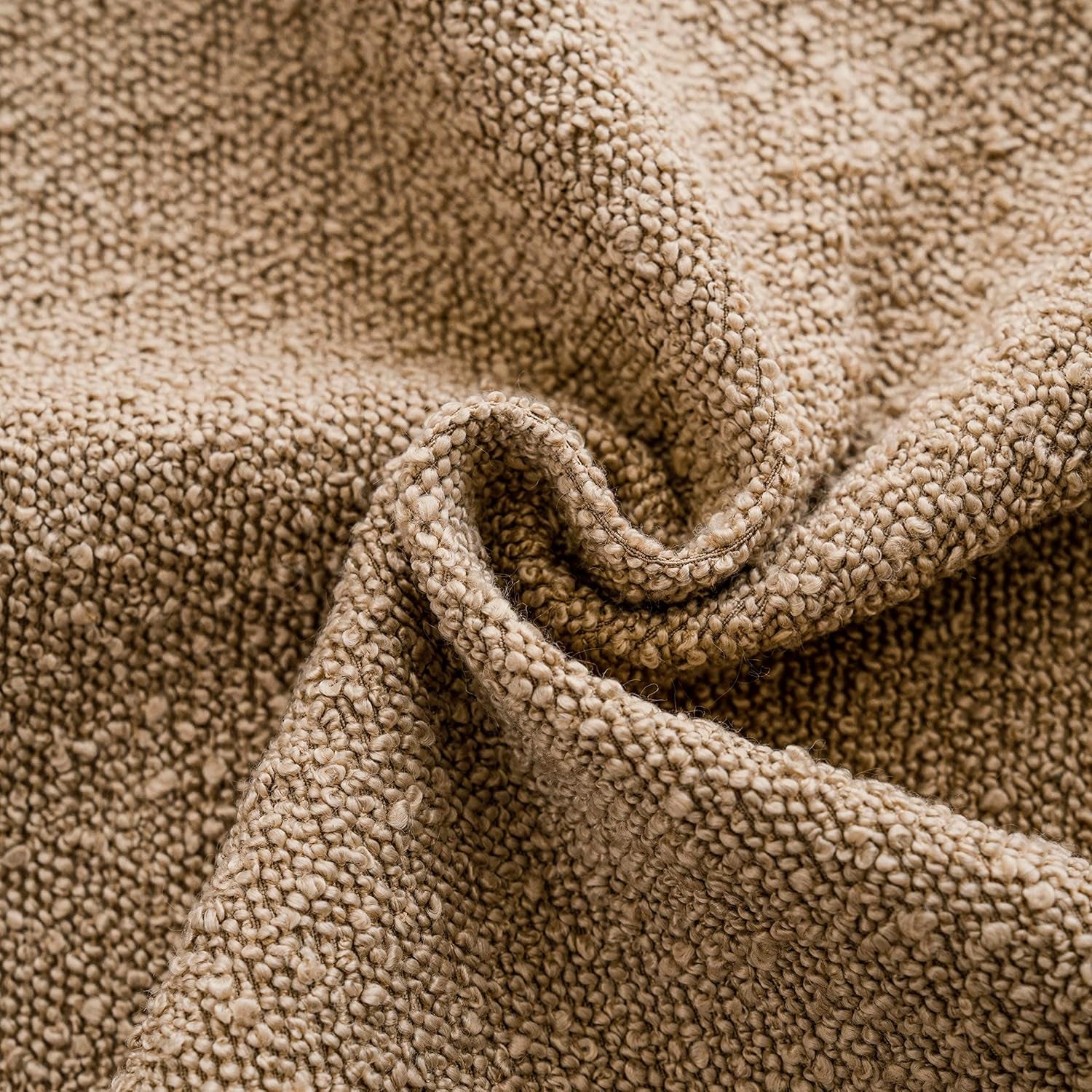 Funda Bouclé Camel x2 – 45x45 cm