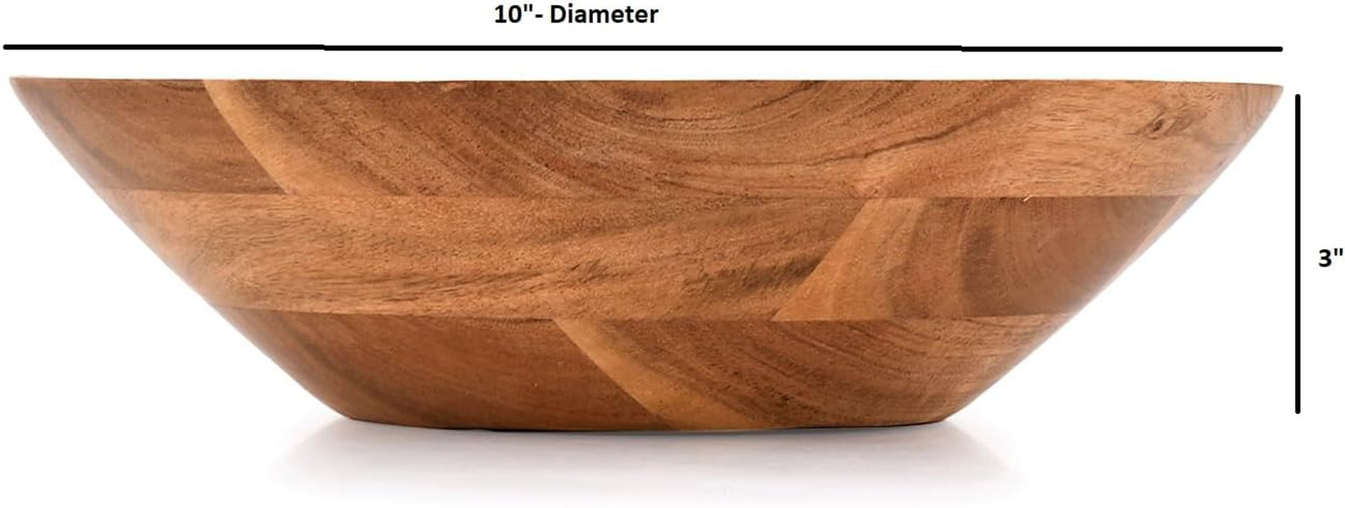 Bowl de Madera de Acacia 25 cm