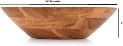 Bowl de Madera de Acacia 25 cm