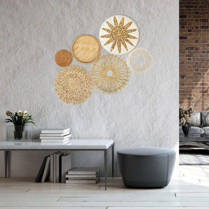 Set 6 Colgantes Boho de Pared
