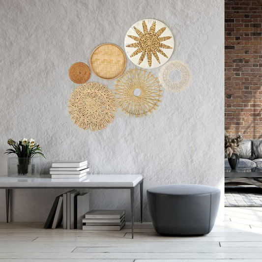 Set 6 Colgantes Boho de Pared